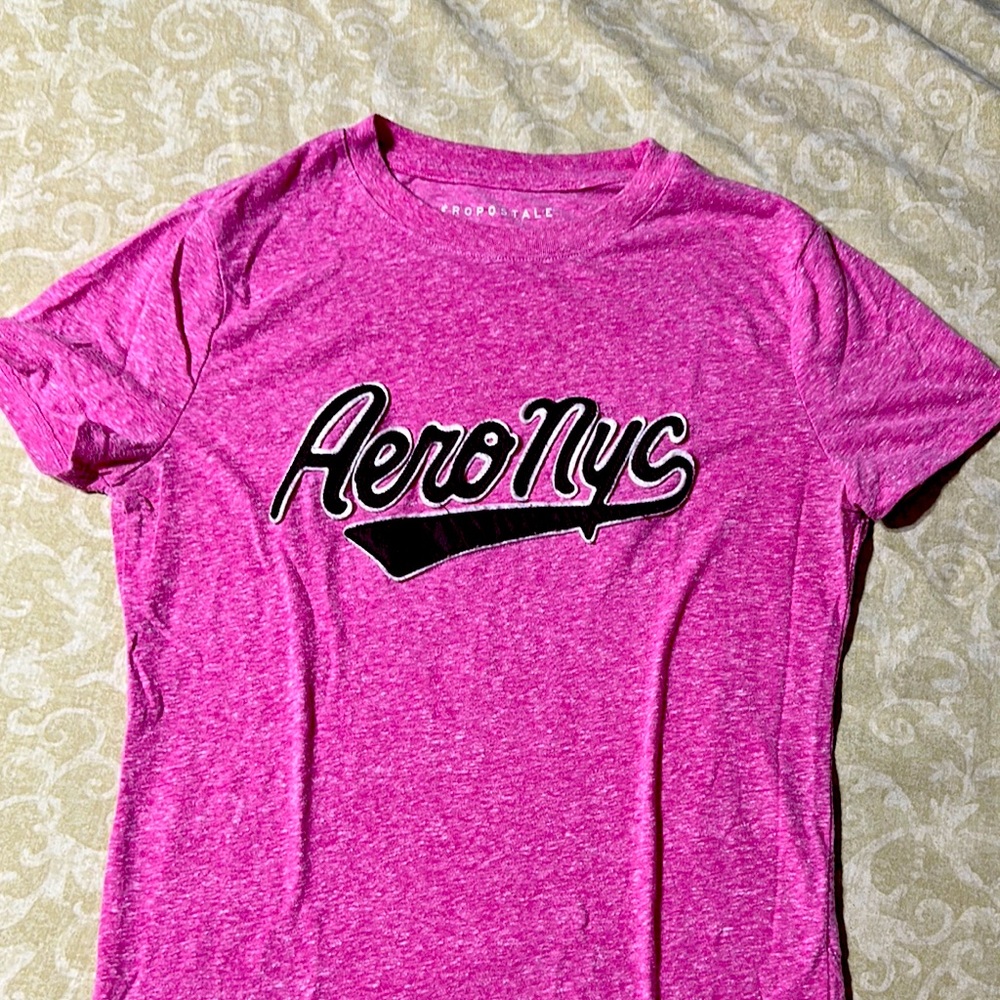 Aero NY Pink Short Sleeve Tee
